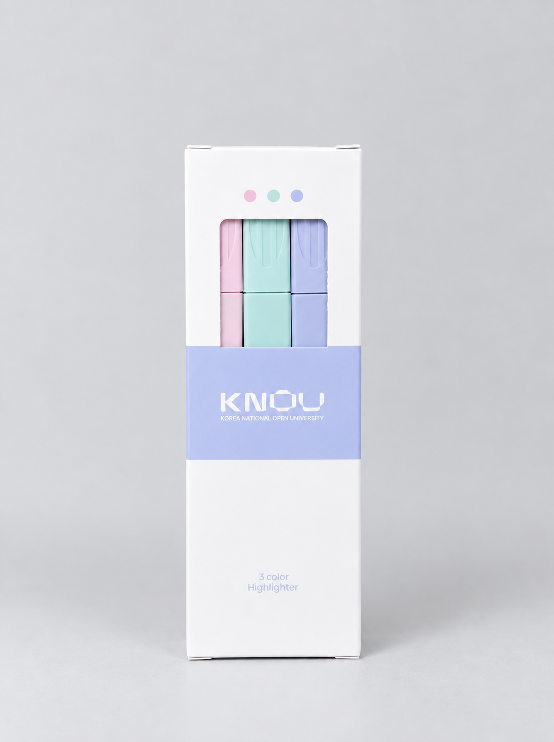 3색 형광펜 표지